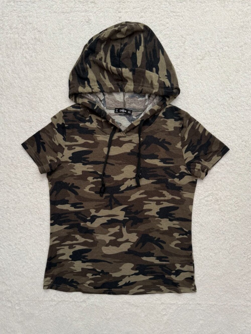 SHEIN Camo Military Hoodie